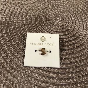 NWT Gold Kendra Scott Charm “S”